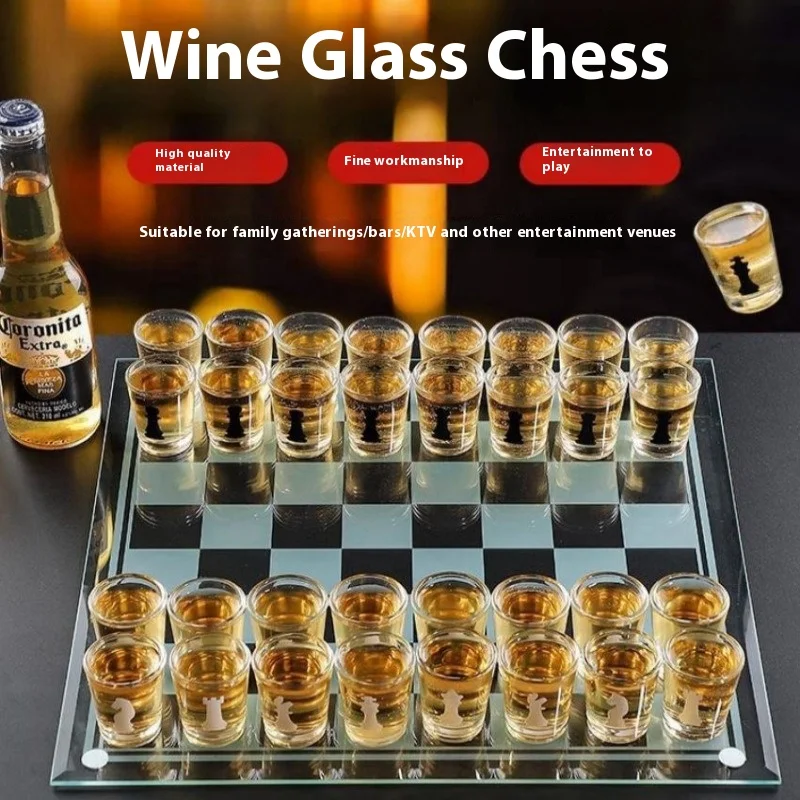 Home Bar Set - ชุดแก้วไวน์แก้วใส เกมดื่มในบาร์ เกมปาร์ตี้ที่บ้าน เกมวิสกี้ ค็อกเทล เตกีลา