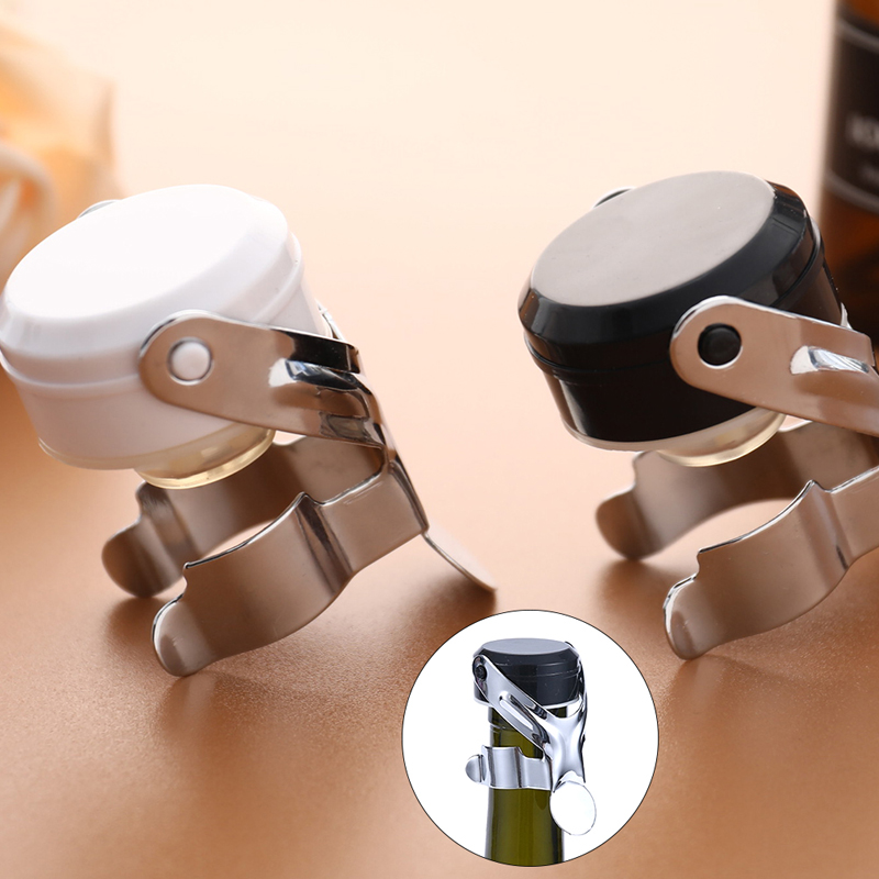 Wine Preservation Pump - * ที่ปิดขวดแชมเปญสแตนเลสพร้อมปั๊มในตัวสำหรับไวน์แชมเปญ
