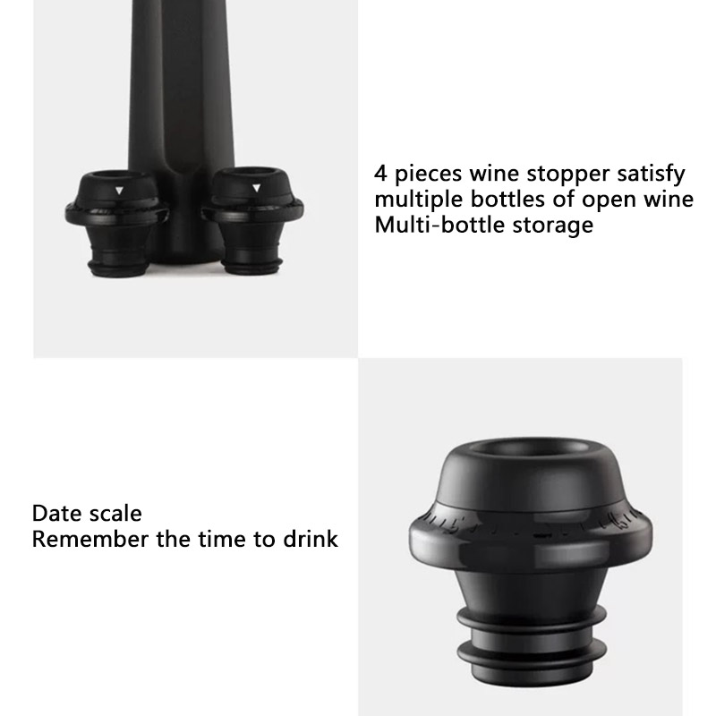 สูญญากาศไวน์ Stoppers ปั๊มสูญญ - Wine Preservation Pump บทวิจารณ์และราคา