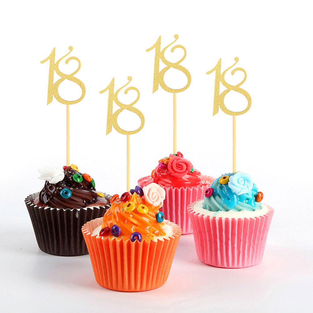 48 ชิ้น ท็อปเปอร์เค้กสไตล์แฮนด - Ice Pick Pick บทวิจารณ์และราคา