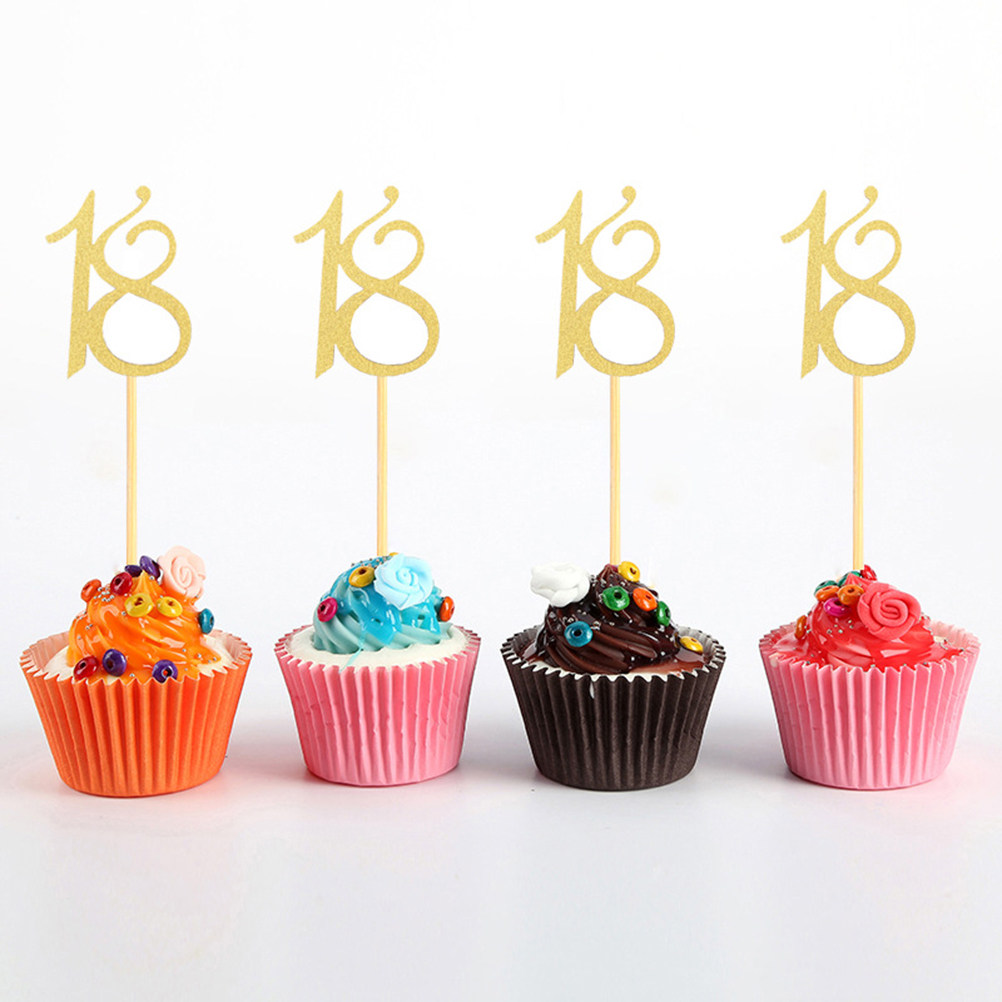 48 ชิ้น ท็อปเปอร์เค้กสไตล์แฮนด - Ice Pick Pick บทวิจารณ์และราคา