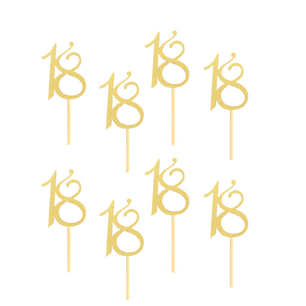 48 ชิ้น ท็อปเปอร์เค้กสไตล์แฮนด - Ice Pick Pick บทวิจารณ์และราคา