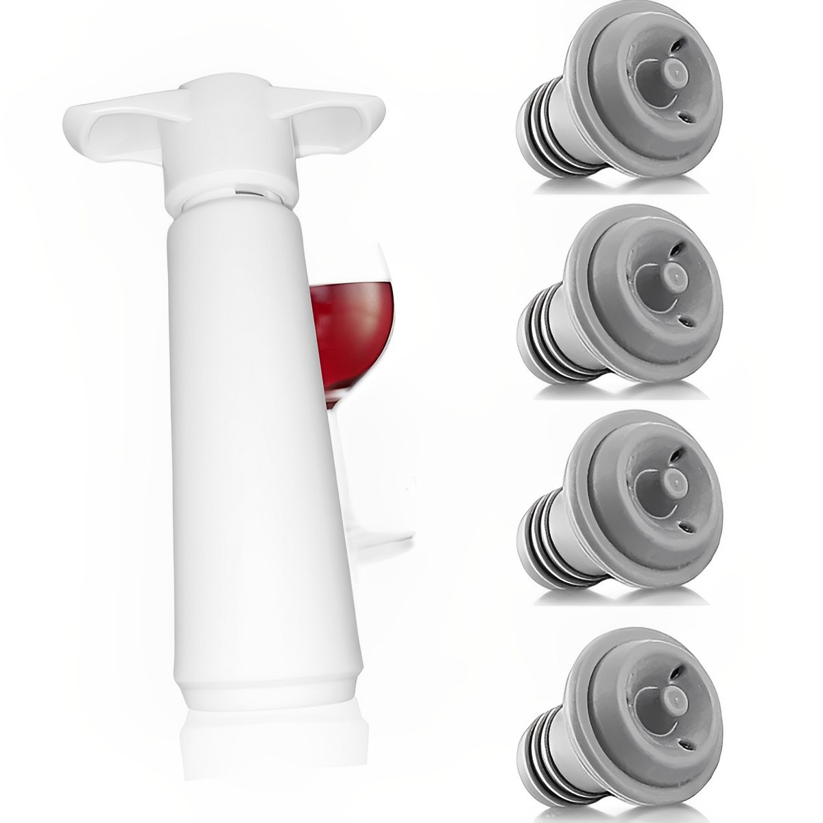 ปั๊มสุญญากาศสำหรับไวน์ จุกปิดส - Wine Preservation Pump บทวิจารณ์และราคา