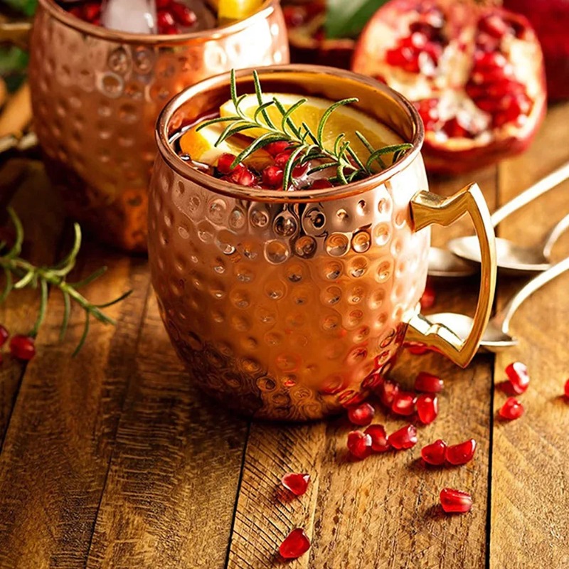 แก้วค็อกเทล 1-6 ชิ้น แก้วมอสโก - Mule Copper Mug บทวิจารณ์และราคา