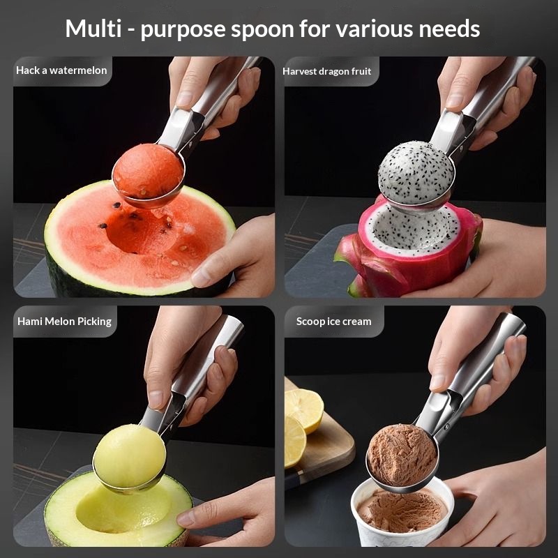 ที่ตักไอศกรีมสแตนเลสพร้อมตัวกด - Ice Pick Pick บทวิจารณ์และราคา