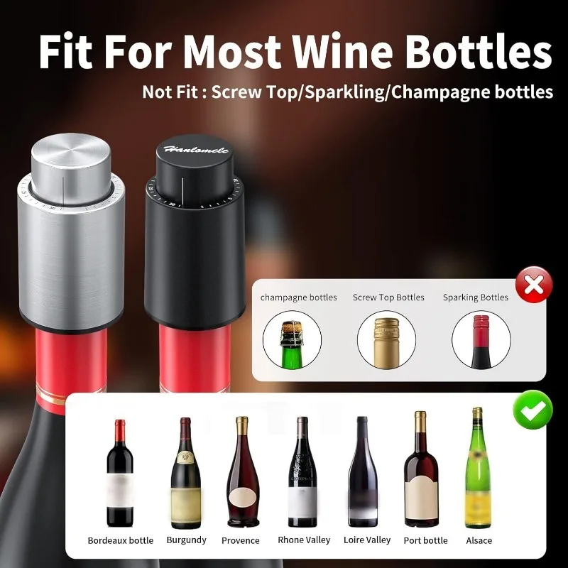 จุกปิดขวดไวน์ จุกปิดขวดไวน์แบบ - Wine Preservation Pump บทวิจารณ์และราคา