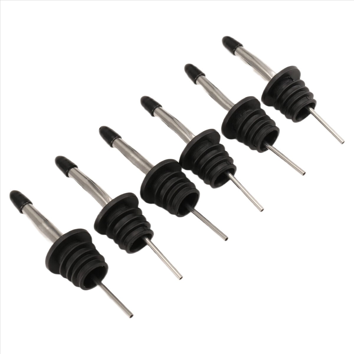 ชุดจุกก้านเหล็กสแตนเลส 6 ชิ้น, - Speed Pourer Cap บทวิจารณ์และราคา