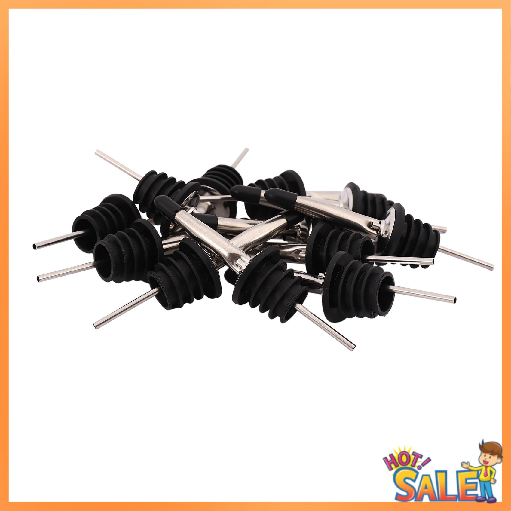 AB68 12 ชิ้นสแตนเลสสตีลขวด Spi - Speed Pourer Cap บทวิจารณ์และราคา