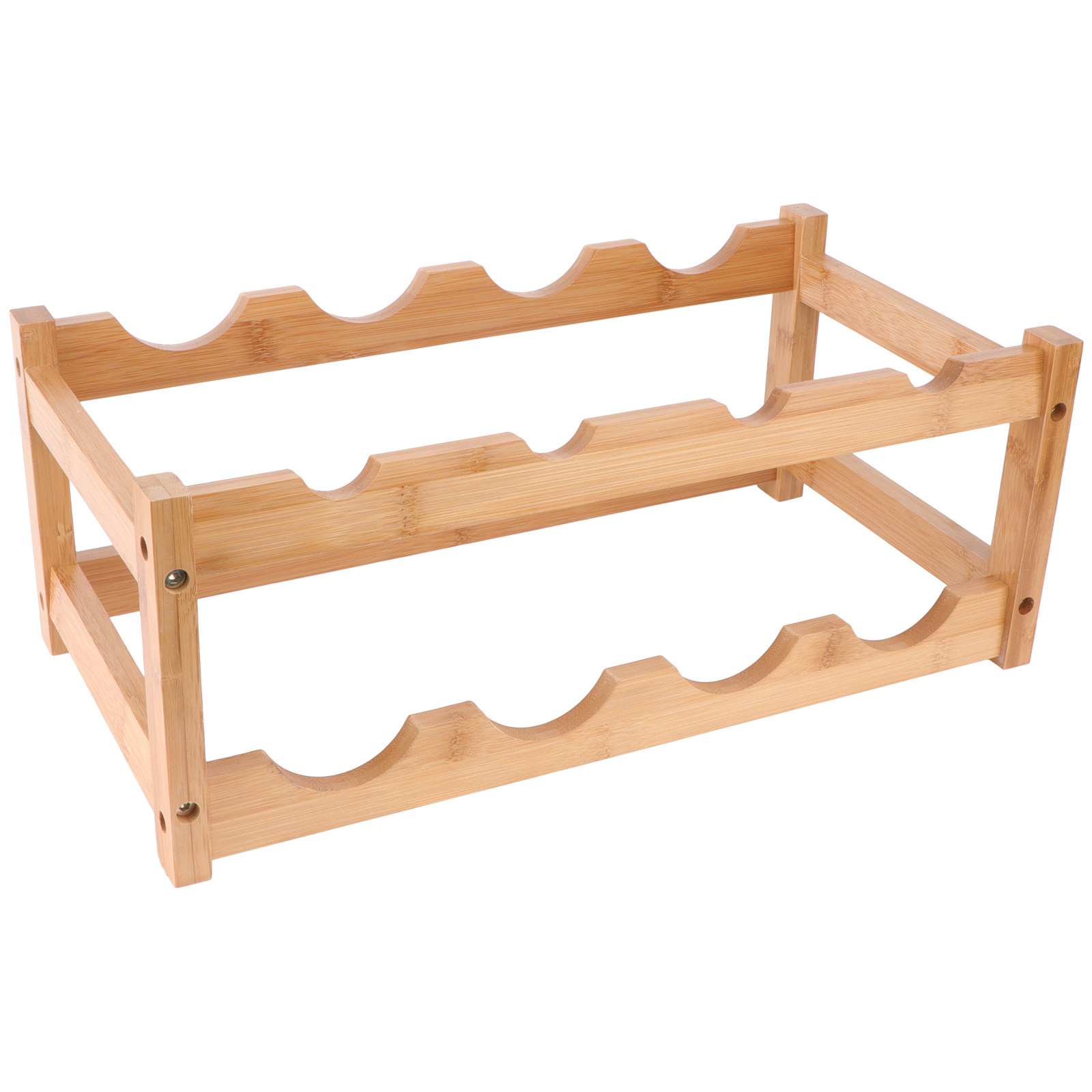 ชั้นวางไวน์ไม้สองชั้นสีแดง สำห - Home Bar Stand บทวิจารณ์และราคา