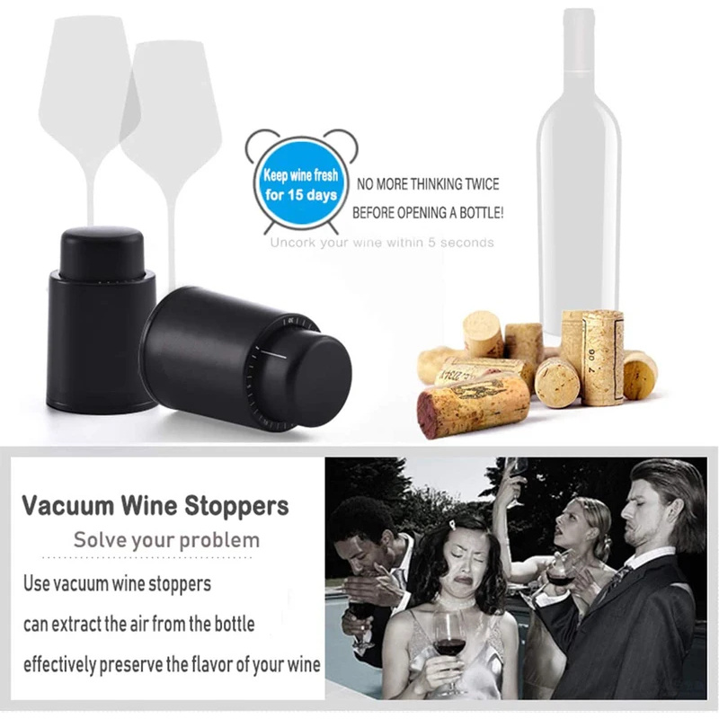 จุกปิดขวดไวน์สุญญากาศ ปิดผนึกอ - Wine Preservation Pump บทวิจารณ์และราคา