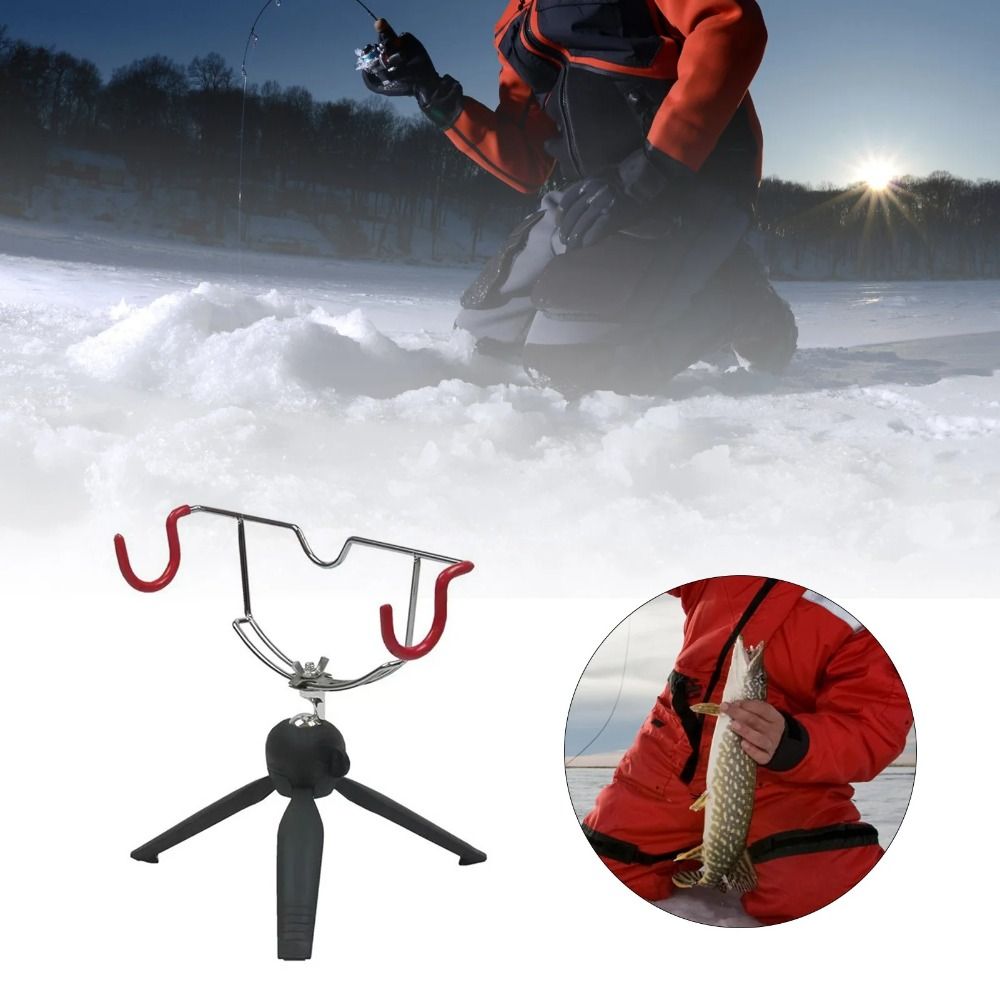 360 °   ที่วางคันเบ็ดตกปลาน้ำแ - Ice Pick Pick บทวิจารณ์และราคา