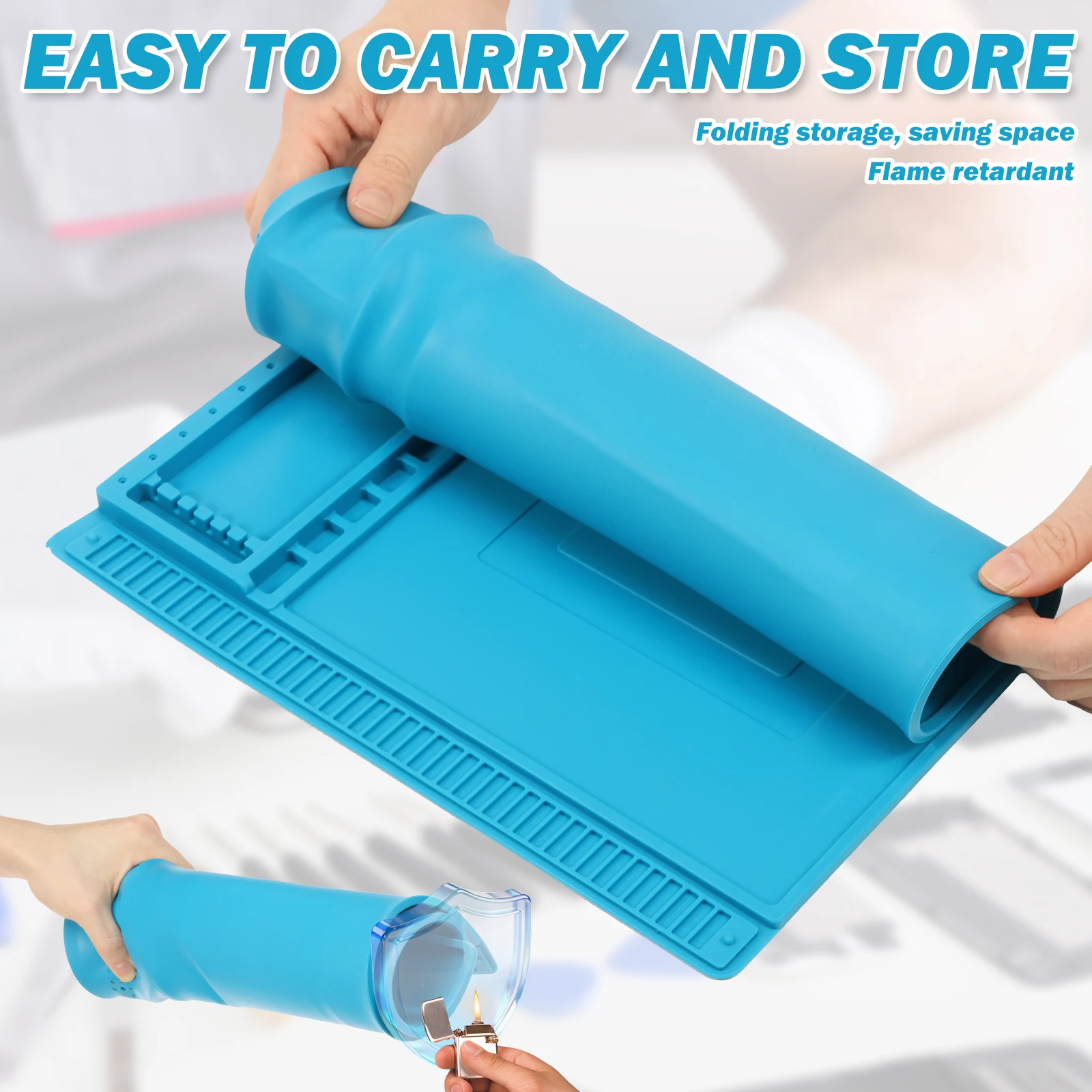 แผ่นรองซิลิโคนสำหรับงานบัดกรี  - Bar Mat Rubber บทวิจารณ์และราคา