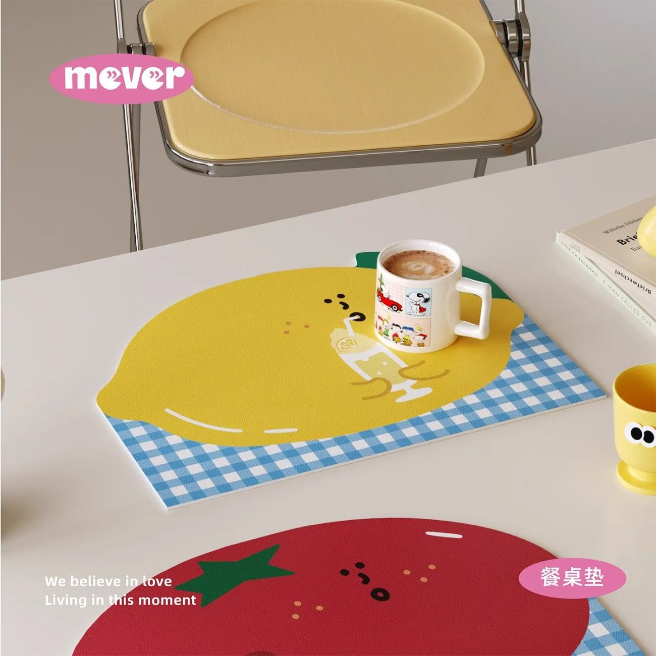 แผ่นรองแก้วน้ำหนังลายการ์ตูนกั - Bar Mat Rubber บทวิจารณ์และราคา