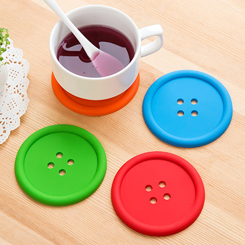 แผ่นรองแก้วซิลิโคนหลากสี น่ารั - Bar Mat Rubber บทวิจารณ์และราคา
