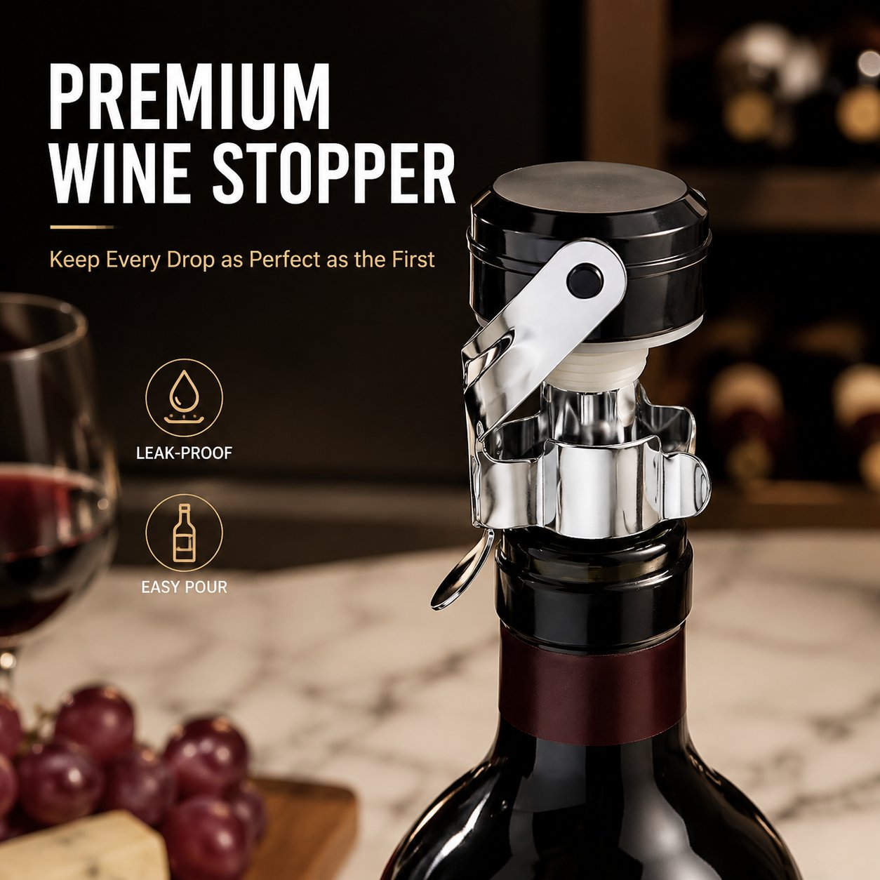 คาบิล็อค 3 ชิ้น ที่ปิดขวดสแตนเ - Wine Preservation Pump บทวิจารณ์และราคา